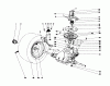 Toro 57360 (11-32) - 11-32 Lawn Tractor, 1978 (8000001-8999999) Ersatzteile TRANSAXLE & CLUTCH ASSEMBLY