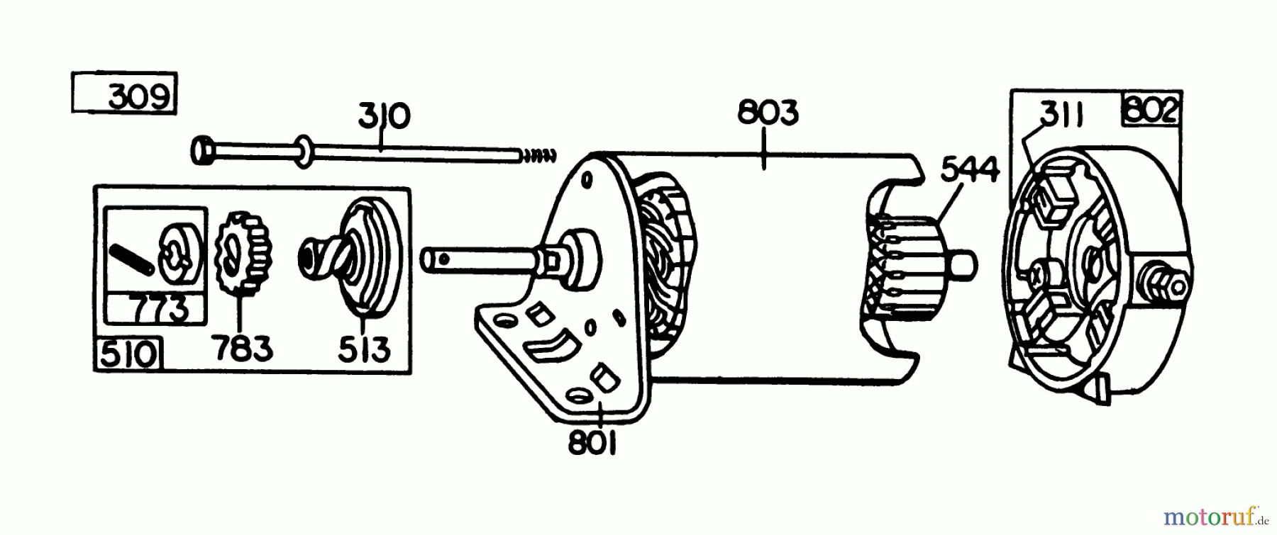 Toro Neu Mowers, Lawn & Garden Tractor Seite 1 57360 (11-32) - Toro 11-32 Lawn Tractor, 1979 (9000001-9999999) BRIGGS & STRATTON MODEL 252707-0177-01 (MODEL 57360)