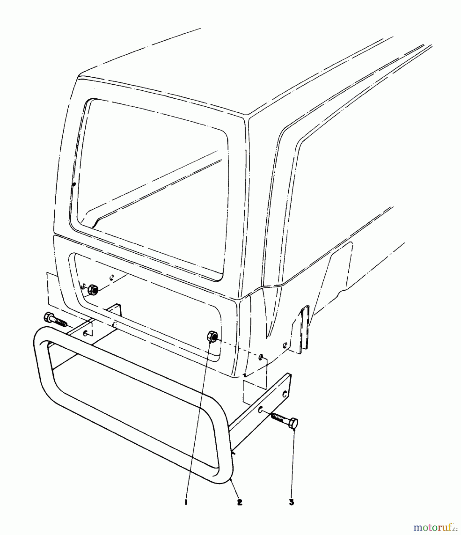 Toro Neu Mowers, Lawn & Garden Tractor Seite 1 57360 (11-32) - Toro 11-32 Lawn Tractor, 1979 (9000001-9999999) EASY-EMPTY GRASS CATCHER MODEL 59111 #2