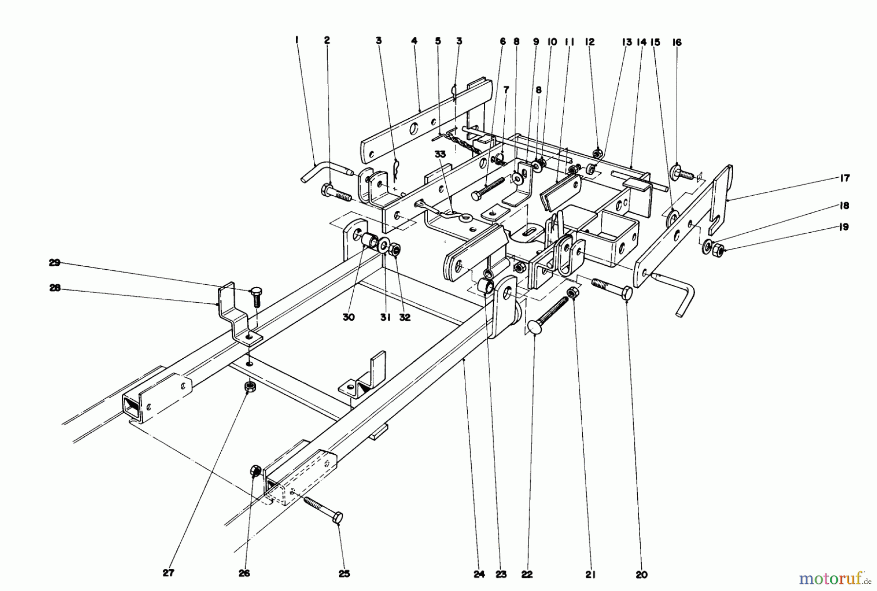 Toro Neu Mowers, Lawn & Garden Tractor Seite 1 57360 (11-32) - Toro 11-32 Lawn Tractor, 1980 (0000001-0999999) 36