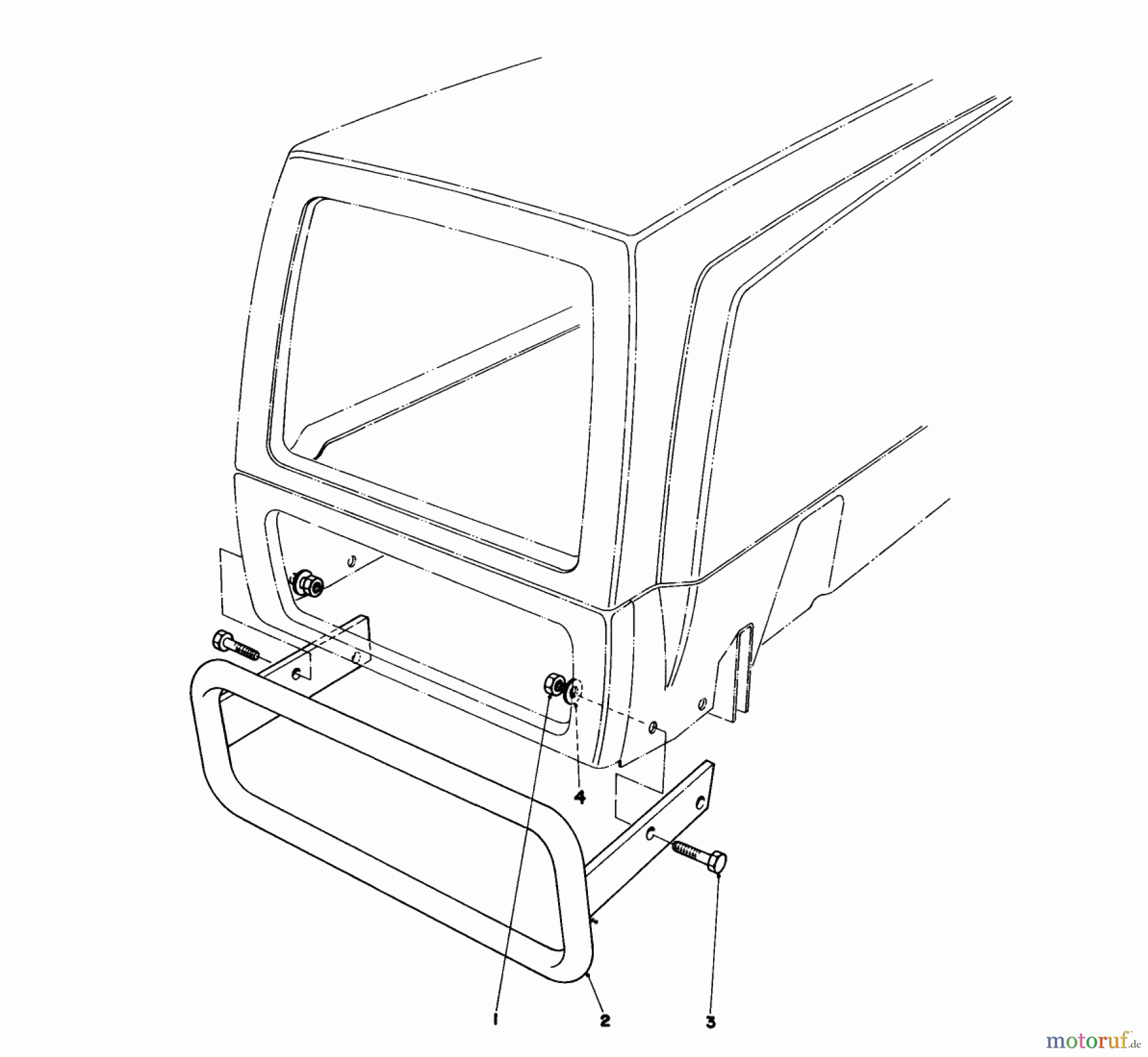 Toro Neu Mowers, Lawn & Garden Tractor Seite 1 57360 (11-32) - Toro 11-32 Lawn Tractor, 1980 (0000001-0999999) EASY-EMPTY GRASS CATCHER MODEL 59111 #2