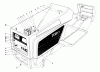 Toro 57360 (11-32) - 11-32 Lawn Tractor, 1980 (0000001-0999999) Ersatzteile HOOD ASSEMBLY MODEL 57360