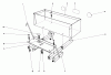 Toro 57360 (11-32) - 11-32 Lawn Tractor, 1981 (1000001-1999999) Ersatzteile 36" SNOWTHROWER WEIGHT BOX ASSEMBLY MODEL NO. 59138