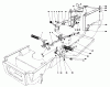 Toro 57360 (11-32) - 11-32 Lawn Tractor, 1981 (1000001-1999999) Ersatzteile BRAKE & CLUTCH PEDAL ASSEMBLY
