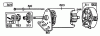 Toro 57360 (11-32) - 11-32 Lawn Tractor, 1981 (1000001-1999999) Ersatzteile BRIGGS & STRATTON MODEL 191707-5641-01 (MODEL 57300) #2