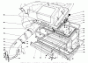 Toro 57360 (11-32) - 11-32 Lawn Tractor, 1981 (1000001-1999999) Ersatzteile EASY FILL GRASS CATCHER MODEL 59120 #1