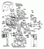 Toro 57360 (11-32) - 11-32 Lawn Tractor, 1981 (1000001-1999999) Ersatzteile ENGINE BRIGGS & STRATTON MODEL 191707-5641-01 (MODEL 57300)