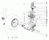 Toro 57300 (8-32) - 8-32 Front Engine Rider, 1983 (3000001-3999999) Ersatzteile TRANSAXLE & CLUTCH ASSEMBLY
