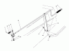 Toro 57360 (11-32) - 11-32 Lawn Tractor, 1984 (4000001-4999999) Ersatzteile CHUTE CONTROL ASSEMBLY 36" SNOWTHROWER ATTACHMENT MODEL NO. 59160 (OPTIONAL)
