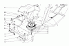 Toro 57360 (11-32) - 11-32 Lawn Tractor, 1984 (4000001-4999999) Ersatzteile CLUTCH & PULLEY ASSEMBLY