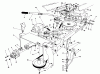 Toro 57360 (11-32) - 11-32 Lawn Tractor, 1984 (4000001-4999999) Ersatzteile FRAME & PULLEY ASSEMBLY 36" SNOWTHROWER ATTACHMENT MODEL NO. 59160 (OPTIONAL)
