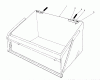 Toro 57360 (11-32) - 11-32 Lawn Tractor, 1984 (4000001-4999999) Ersatzteile LEAF BAG MODEL 59123 (FOR USE ON TWIN BAGGER GRASS CATCHER)(OPTIONAL)