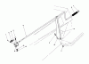 Toro 57300 (8-32) - 8-32 Front Engine Rider, 1985 (5000001-5999999) Ersatzteile CHUTE CONTROL ASSEMBLY 36" SNOWTHROWER ATTACHMENT MODEL NO. 59160 (OPTIONAL)