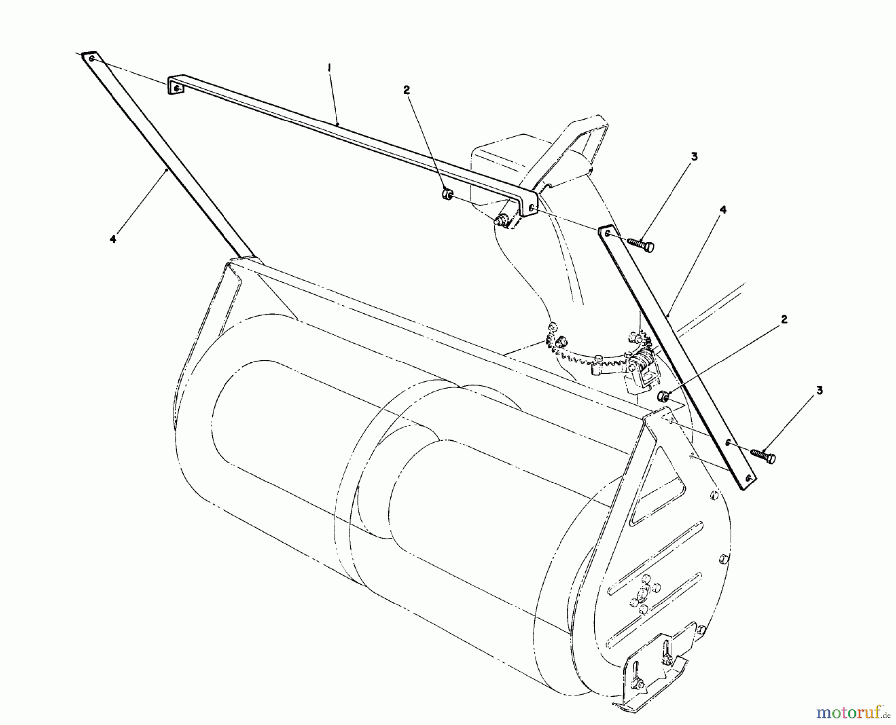 Toro Neu Mowers, Lawn & Garden Tractor Seite 1 57300 (8-32) - Toro 8-32 Front Engine Rider, 1985 (5000001-5999999) DRIFT BREAKER ASSEMBLY NO. 20-0650 (OPTIONAL)
