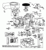 Toro 57300 (8-32) - 8-32 Front Engine Rider, 1985 (5000001-5999999) Ersatzteile ENGINE BRIGGS & STRATTON MODEL 253707-0157-01 (MODEL 57360) #1