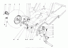Toro 57300 (8-32) - 8-32 Front Engine Rider, 1985 (5000001-5999999) Ersatzteile FRONT AXLE ASSEMBLY