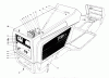 Toro 57300 (8-32) - 8-32 Front Engine Rider, 1985 (5000001-5999999) Ersatzteile HOOD ASSEMBLY MODEL 57360