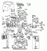 Toro 57356 (11-42) - 11-42 Lawn Tractor, 1978 (8000001-8999999) Ersatzteile BRIGGS & STRATTON MODEL 252707-0146-01 #1