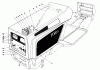 Toro 57356 (11-42) - 11-42 Lawn Tractor, 1978 (8000001-8999999) Ersatzteile HOOD ASSEMBLY