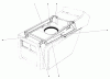 Toro 57356 (11-42) - 11-42 Lawn Tractor, 1978 (8000001-8999999) Ersatzteile HOOD DUCT ASSEMBLY