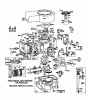 Toro 57356 (11-42) - 11-42 Lawn Tractor, 1979 (9000001-9999999) Ersatzteile ENGINE BRIGGS & STRATTON MODEL 252707-0177-01 #1