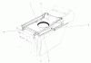 Toro 57356 (11-42) - 11-42 Lawn Tractor, 1979 (9000001-9999999) Ersatzteile HOOD DUCT ASSEMBLY