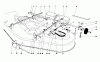 Toro 57356 (11-42) - 11-42 Lawn Tractor, 1979 (9000001-9999999) Ersatzteile MOWER LIFT ASSEMBLY