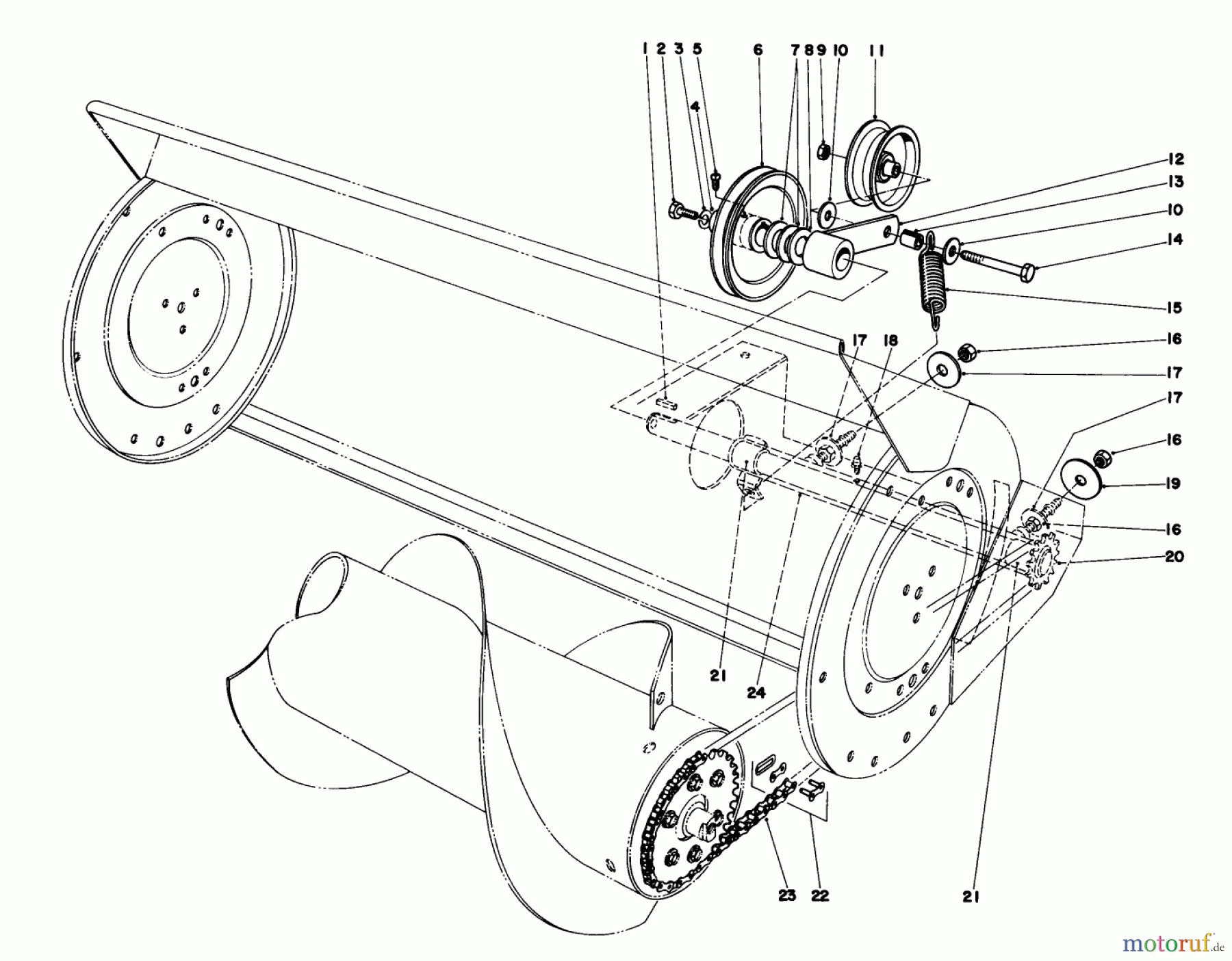 Toro Neu Mowers, Lawn & Garden Tractor Seite 1 57356 (11-42) - Toro 11-42 Lawn Tractor, 1980 (0000001-0999999) 36