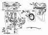 Toro 57356 (11-42) - 11-42 Lawn Tractor, 1980 (0000001-0999999) Ersatzteile ENGINE BRIGGS & STRATTON MODEL 252707-0177-01 #2