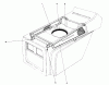 Toro 57356 (11-42) - 11-42 Lawn Tractor, 1980 (0000001-0999999) Ersatzteile HOOD DUCT ASSEMBLY
