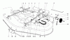 Toro 57356 (11-42) - 11-42 Lawn Tractor, 1980 (0000001-0999999) Ersatzteile MOWER LIFT ASSEMBLY