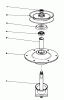 Toro 57356 (11-42) - 11-42 Lawn Tractor, 1980 (0000001-0999999) Ersatzteile SPINDLE ASSEMBLY (39-5890)