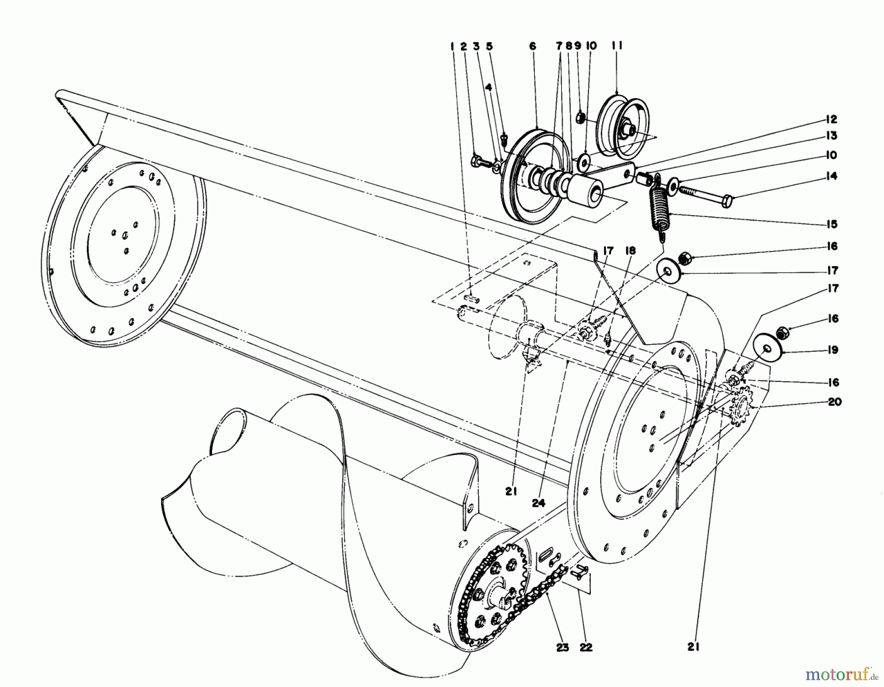 Toro Neu Mowers, Lawn & Garden Tractor Seite 1 57356 (11-42) - Toro 11-42 Lawn Tractor, 1981 (1000001-1999999) 36