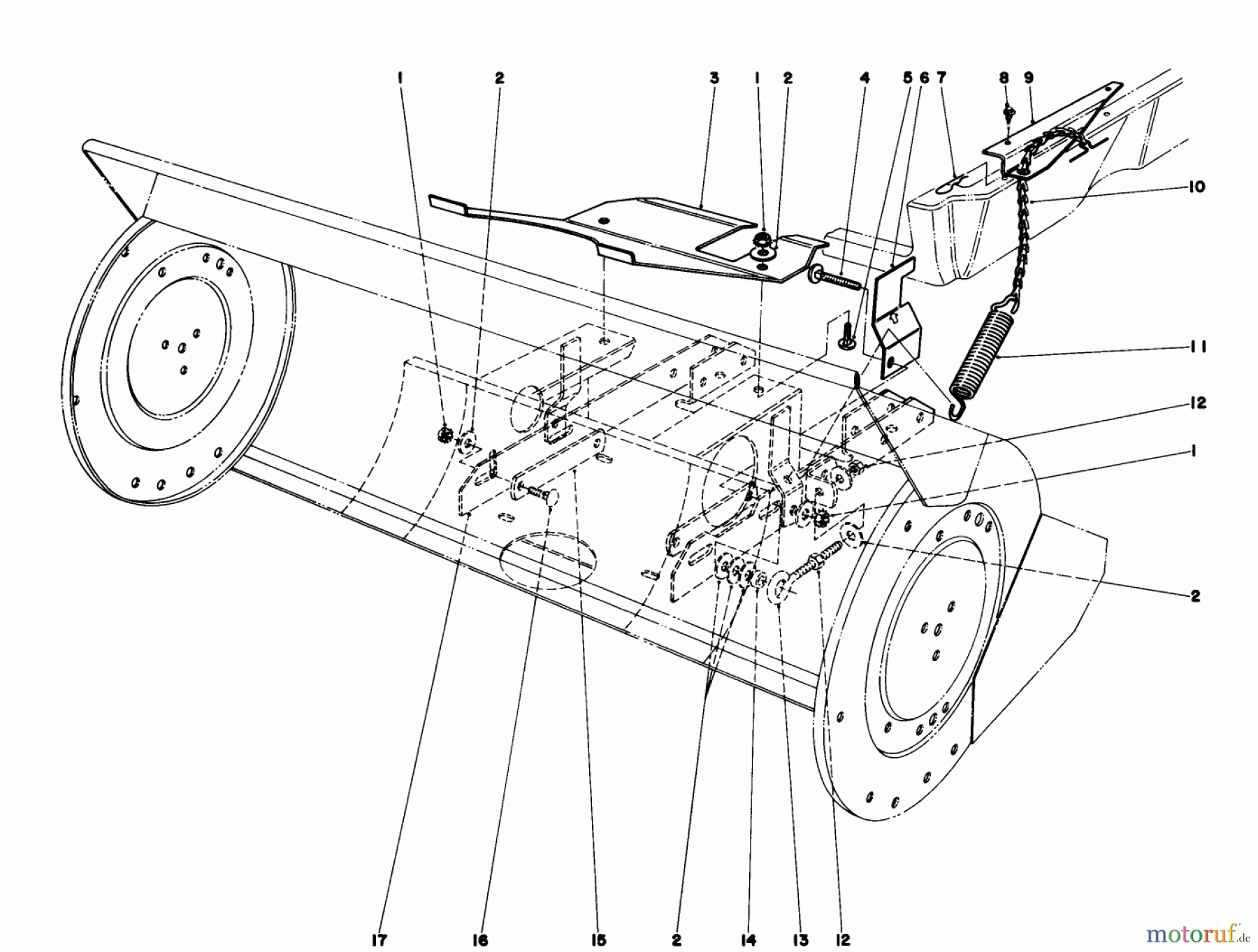 Toro Neu Mowers, Lawn & Garden Tractor Seite 1 57356 (11-42) - Toro 11-42 Lawn Tractor, 1981 (1000001-1999999) 36