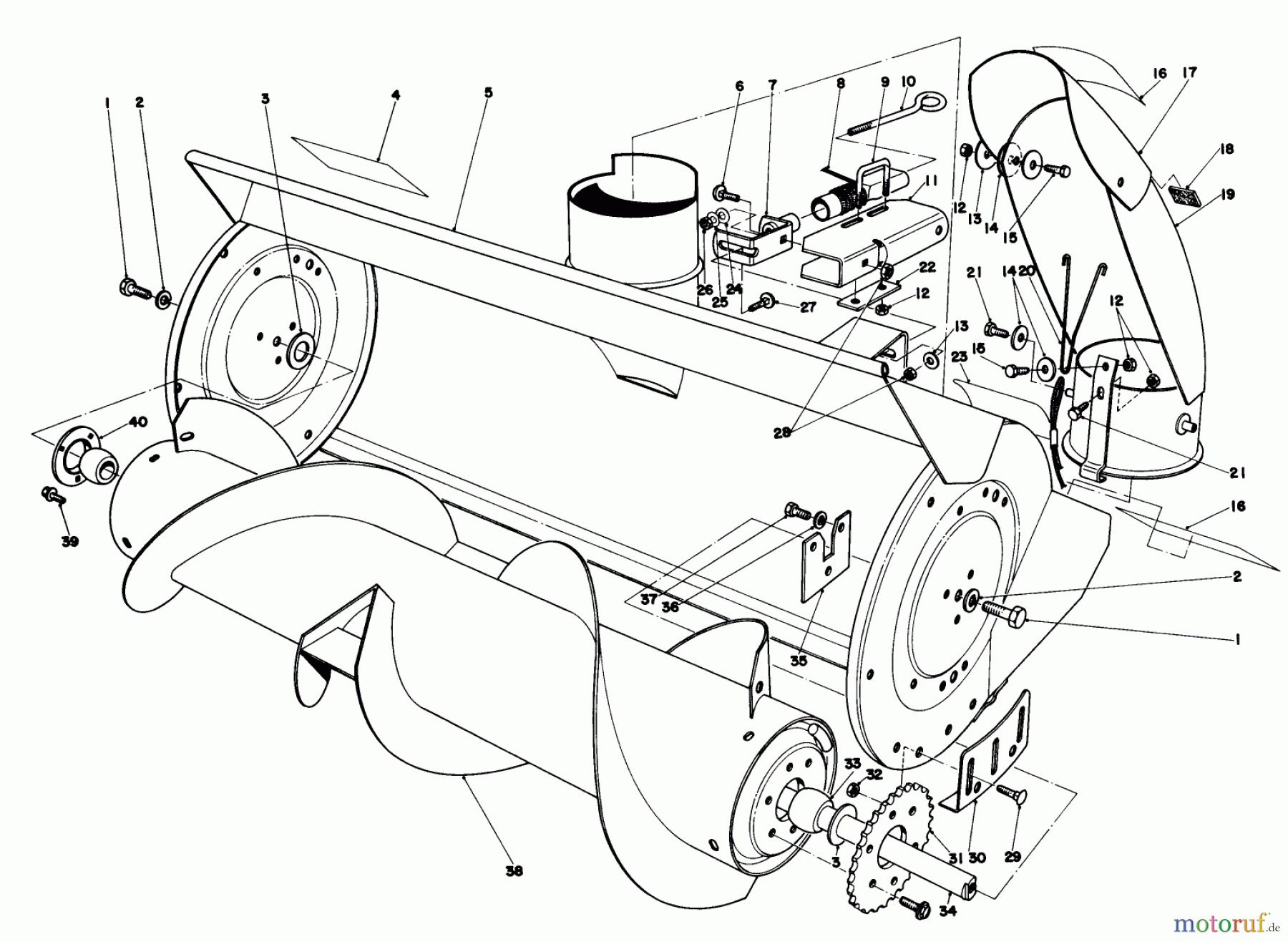 Toro Neu Mowers, Lawn & Garden Tractor Seite 1 57356 (11-42) - Toro 11-42 Lawn Tractor, 1981 (1000001-1999999) 36