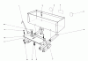 Toro 57356 (11-42) - 11-42 Lawn Tractor, 1981 (1000001-1999999) Ersatzteile 36" SNOWTHROWER WEIGHT BOX ASSEMBLY MODEL 59138