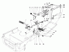 Toro 57356 (11-42) - 11-42 Lawn Tractor, 1981 (1000001-1999999) Ersatzteile BRAKE & CLUTCH PEDAL ASSEMBLY