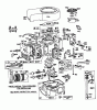Toro 57356 (11-42) - 11-42 Lawn Tractor, 1981 (1000001-1999999) Ersatzteile BRIGGS & STRATTON ENGINE 252707-0223-01, BRIGGS & STRATTON 252707-0177-01