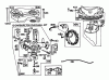 Toro 57356 (11-42) - 11-42 Lawn Tractor, 1981 (1000001-1999999) Ersatzteile BRIGGS & STRATTON ENGINE MODEL 252707-0223-01, BRIGGS & STRATTON MODEL 252707-0177-01