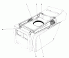 Toro 57356 (11-42) - 11-42 Lawn Tractor, 1981 (1000001-1999999) Ersatzteile HOOD DUCT ASSEMBLY