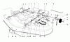 Toro 57356 (11-42) - 11-42 Lawn Tractor, 1981 (1000001-1999999) Ersatzteile MOWER LIFT ASSEMBLY