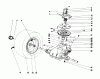 Toro 57356 (11-42) - 11-42 Lawn Tractor, 1981 (1000001-1999999) Ersatzteile TRANSAXLE & CLUTCH ASSEMBLY