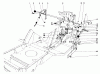 Toro 57356 (11-42) - 11-42 Lawn Tractor, 1982 (2000001-2999999) Ersatzteile SHIFT & CLUTCH ASSEMBLY