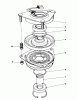 Toro 57356 (11-42) - 11-42 Lawn Tractor, 1984 (4000001-4999999) Ersatzteile CLUTCH ASSEMBLY NO. 44-0770