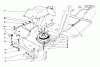 Toro 57356 (11-42) - 11-42 Lawn Tractor, 1984 (4000001-4999999) Ersatzteile CLUTCH & PULLEY ASSEMBLY