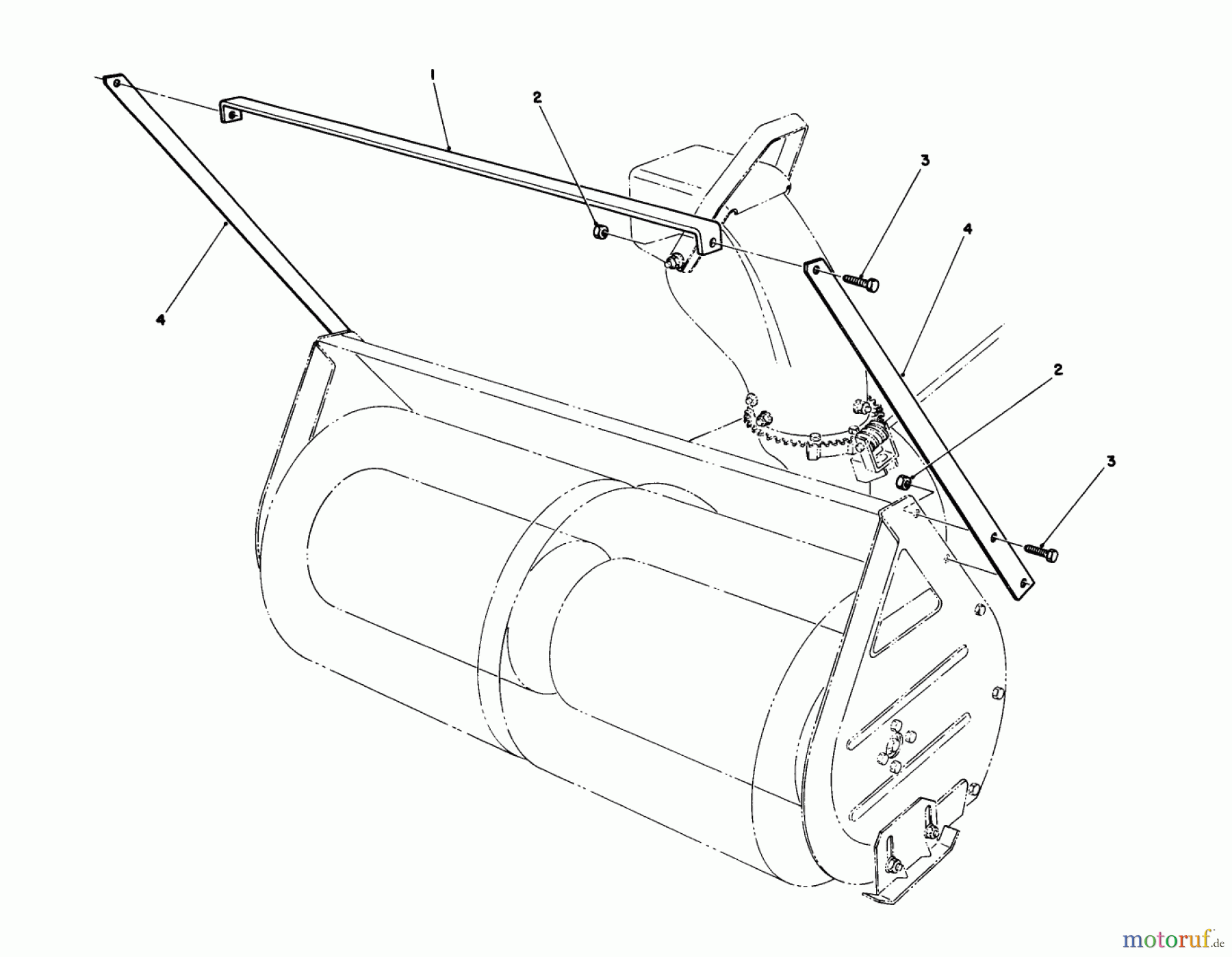 Toro Neu Mowers, Lawn & Garden Tractor Seite 1 57356 (11-42) - Toro 11-42 Lawn Tractor, 1984 (4000001-4999999) DRIFT BREAKER ASSEMBLY NO. 20-0650 (OPTIONAL)