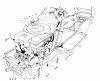 Toro 57356 (11-42) - 11-42 Lawn Tractor, 1984 (4000001-4999999) Ersatzteile ENGINE ASSEMBLY