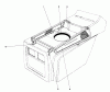 Toro 57356 (11-42) - 11-42 Lawn Tractor, 1984 (4000001-4999999) Ersatzteile HOOD DUCT ASSEMBLY
