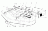Toro 57356 (11-42) - 11-42 Lawn Tractor, 1984 (4000001-4999999) Ersatzteile MOWER LIFT ASSEMBLY