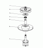 Toro 57356 (11-42) - 11-42 Lawn Tractor, 1984 (4000001-4999999) Ersatzteile SPINDLE ASSEMBLY